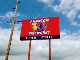 Phantom Fireworks Billboard