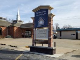Wheelersburg Baptist Church sign